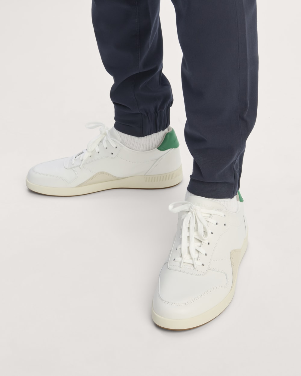 The Court Sneaker | White / Grass Green / Parchment
