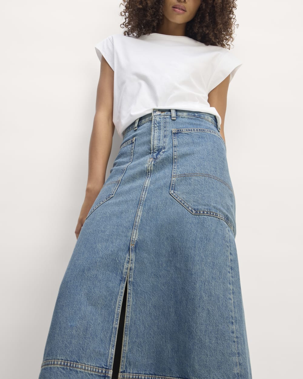 The Gardener Skirt | Medium Indigo