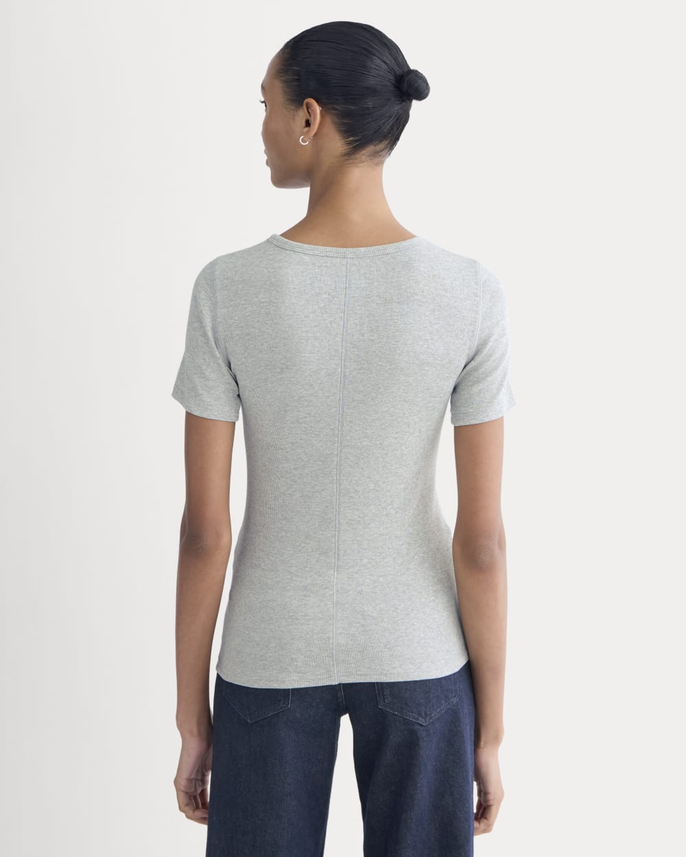 The Luxe Rib Crew | Classic Heather Grey