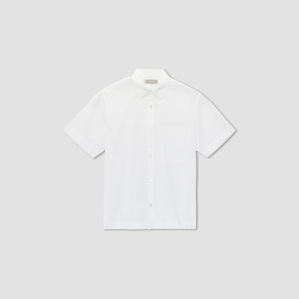 The Poplin Short-Sleeve Shirt | White