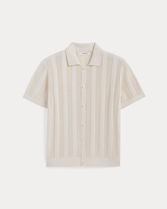 The No-Sweat Ribbed Polo | Birch