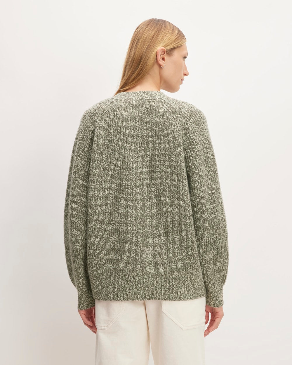 The Felted Merino Cardigan | Seafoam Green / Kambaba Twist