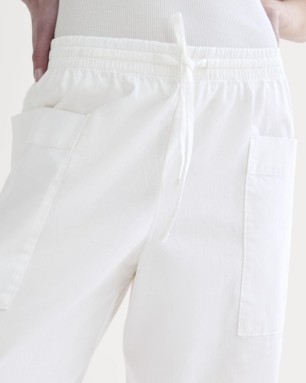 The Easy Cargo Pant | White