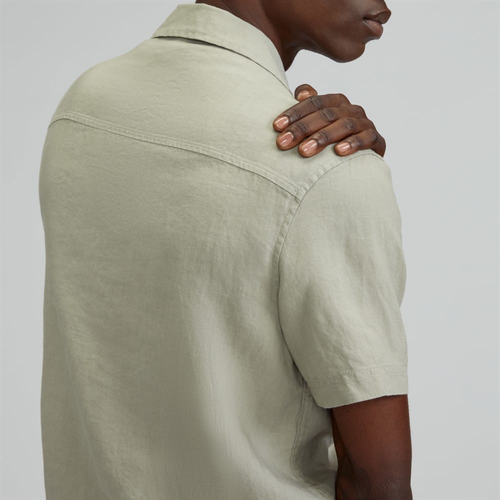 The Resort Shirt in Linen | Seagrass