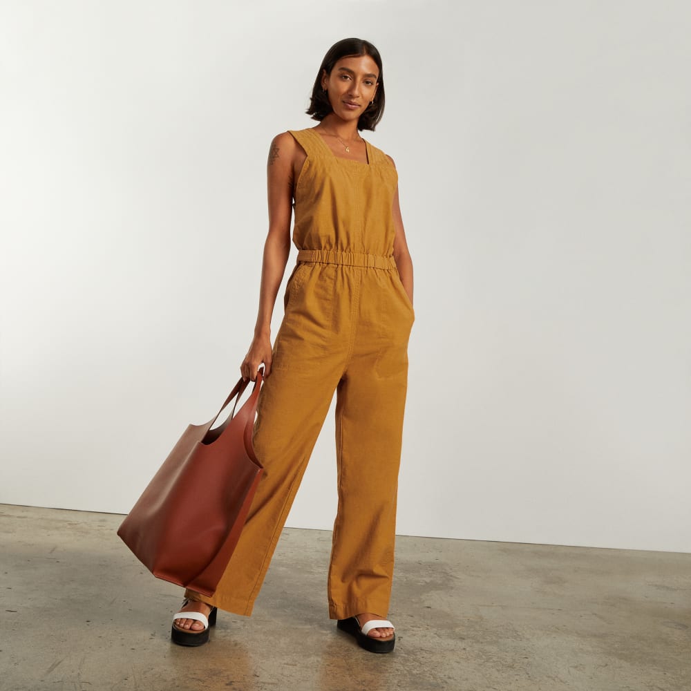 The Fatigue Apron Jumpsuit | Amber