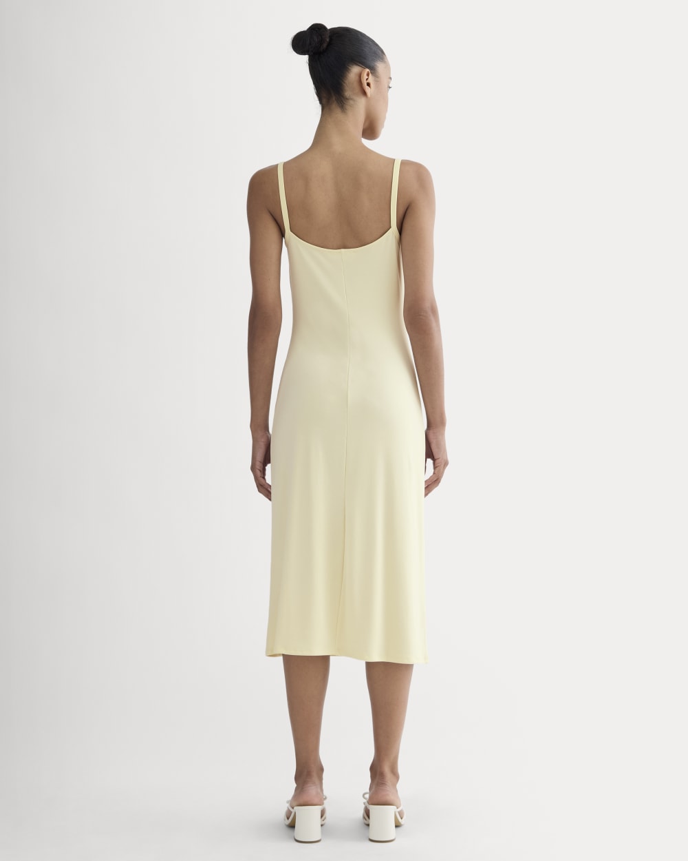The Tank Midi Dress in Butterknit | Light Yellow