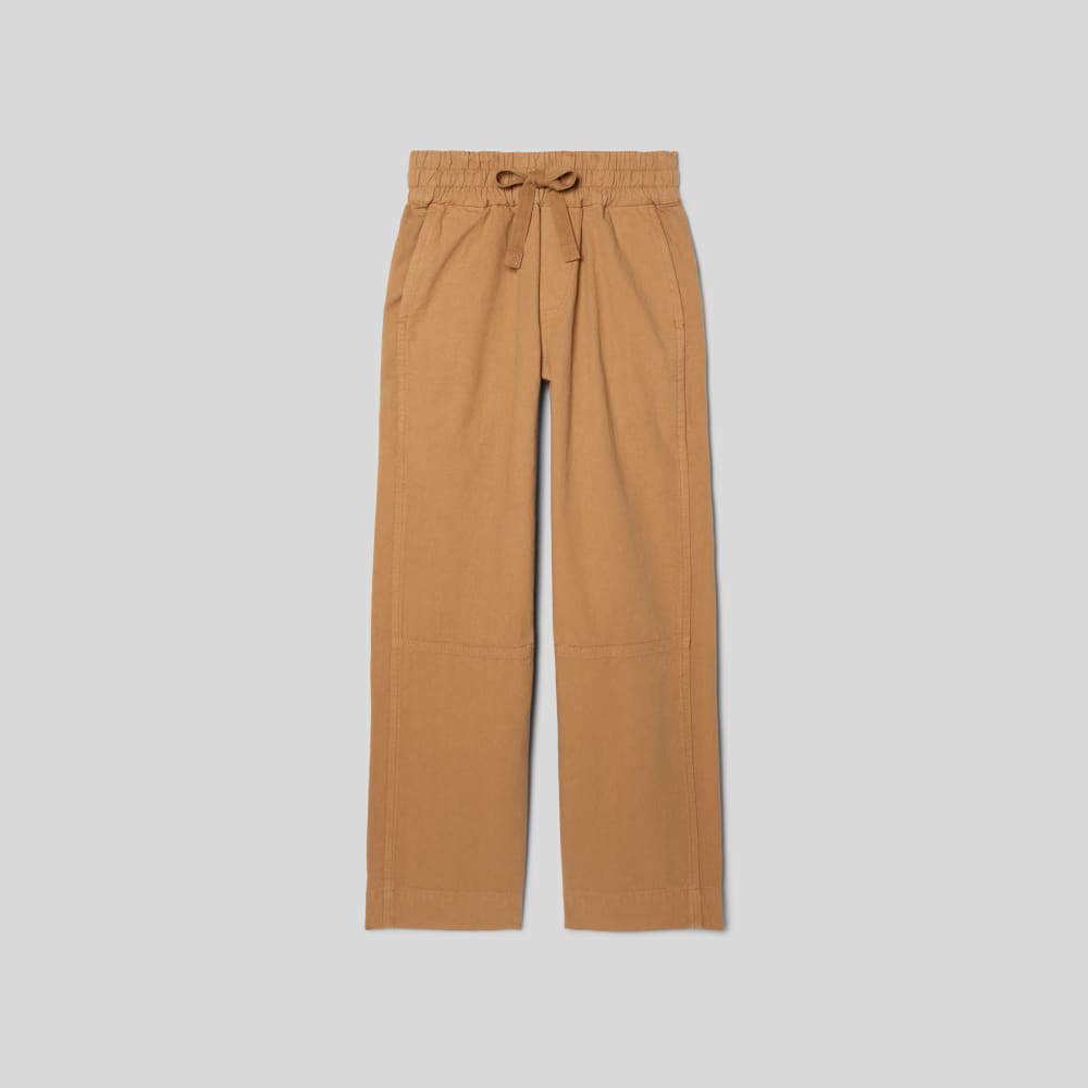 The Canvas Organic Cotton Pull-On Pant | Cappuccino