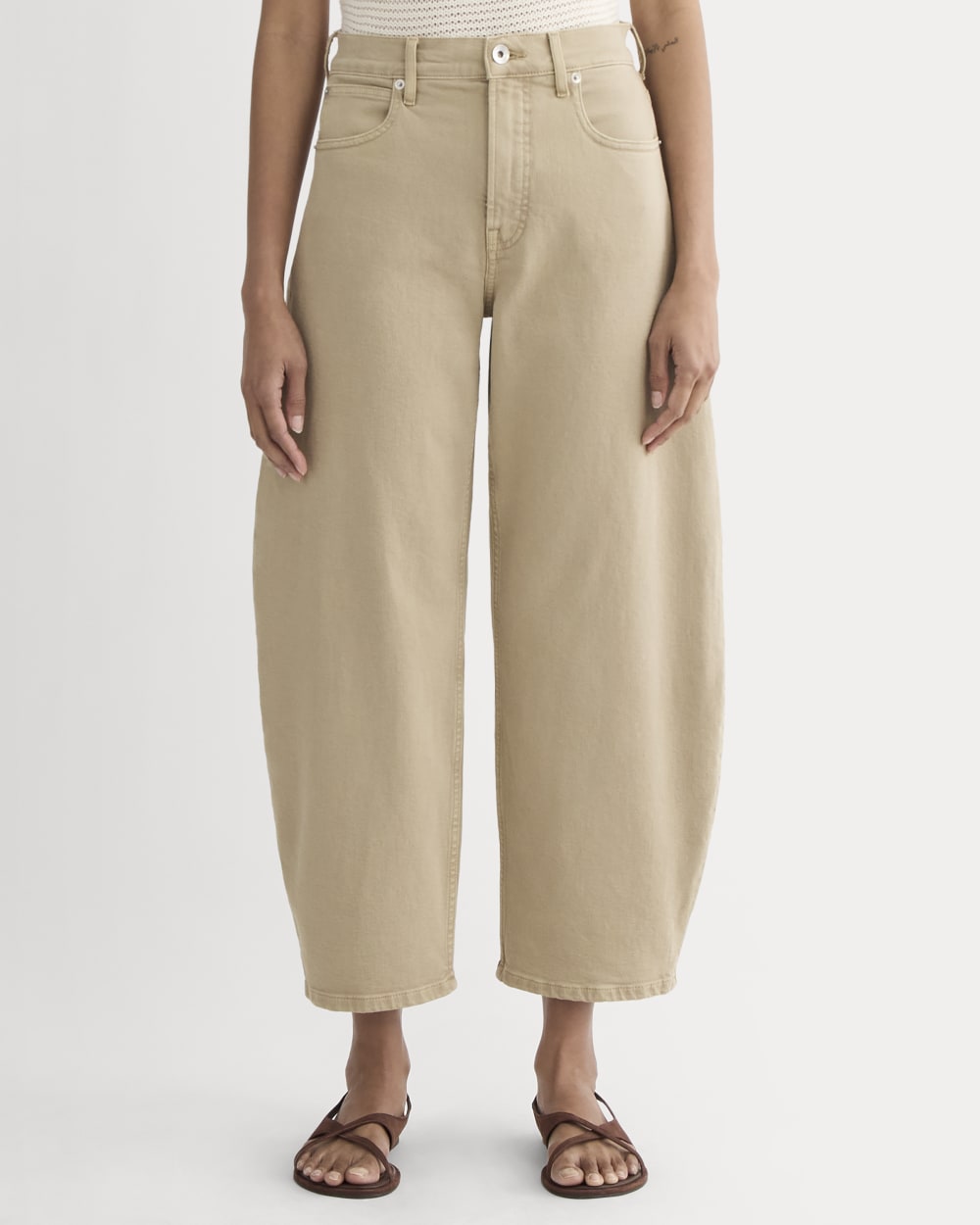 The Way-High® Curve Jean | Garment-Dyed Tan | 27 Inseam