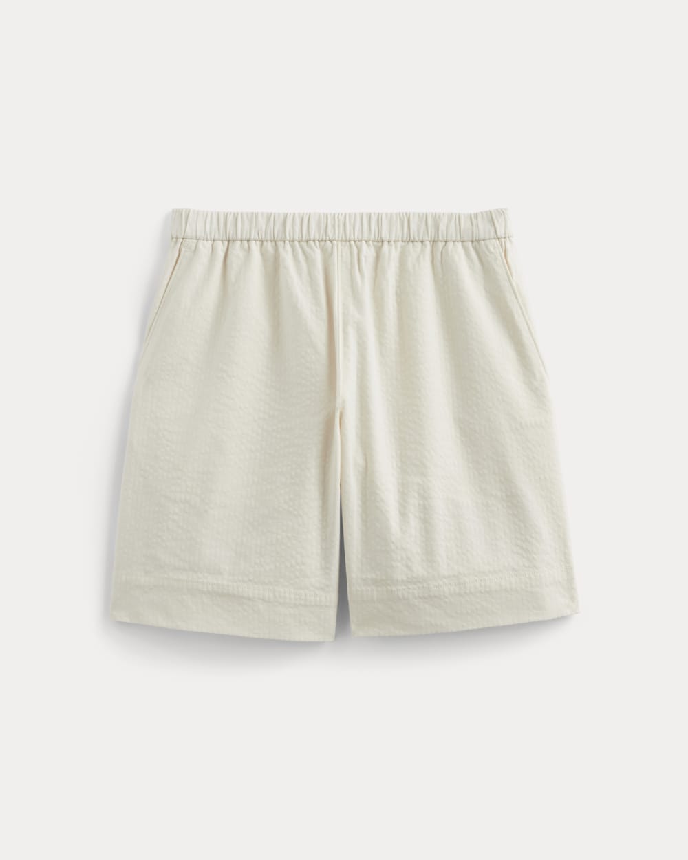 The Seersucker Pull-On Short | Bone