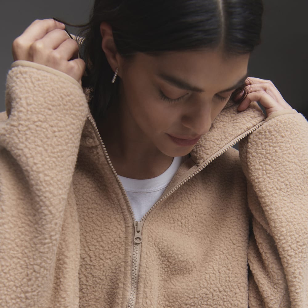 The ReNew Fleece Half-Zip | Tan