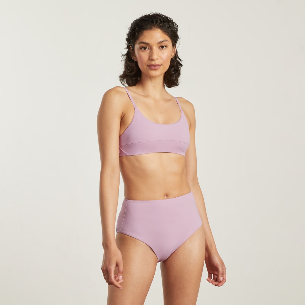 The Scoop-Neck Bikini Top | Lilac