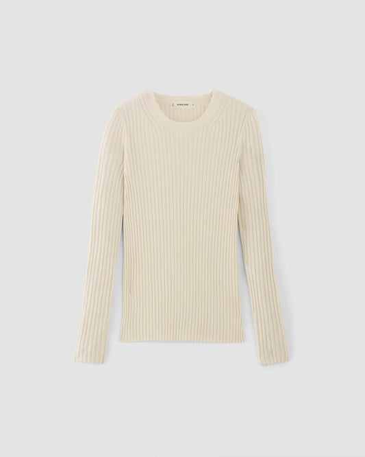 The Viscose Knit Crew | Beige
