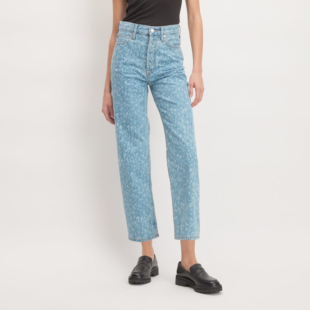 The Rigid Way-High® Jean  | Light Painterly Strokes | 27.5 Inseam