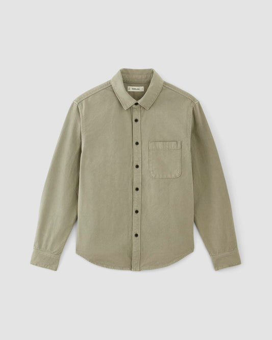 The Canvas Organic Cotton Overshirt | Sage Green