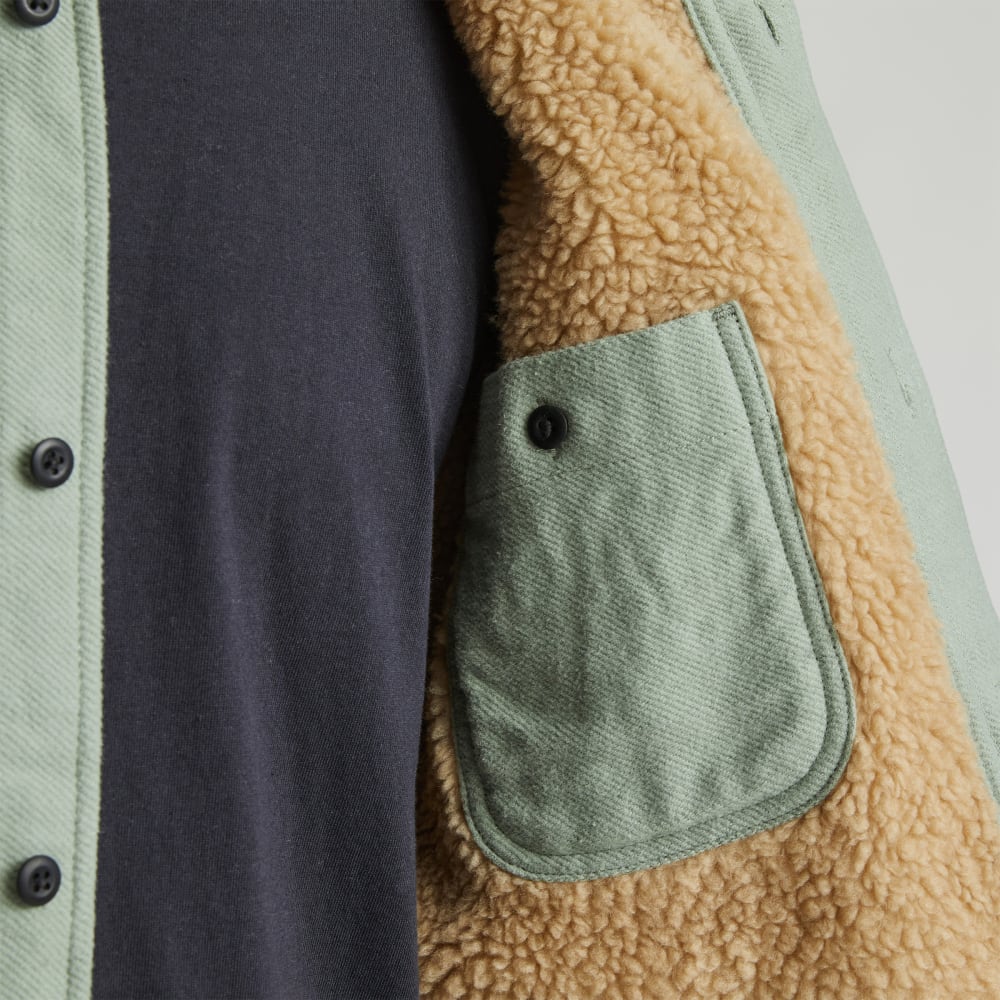 The ReNew Fleece-Lined Heavyweight Overshirt | Lily Pad