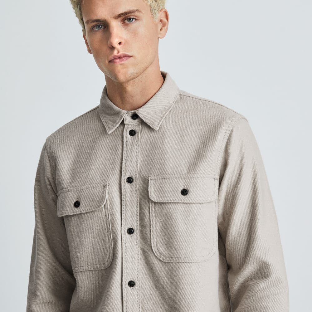 The Heavyweight Overshirt | Uniform | Stone