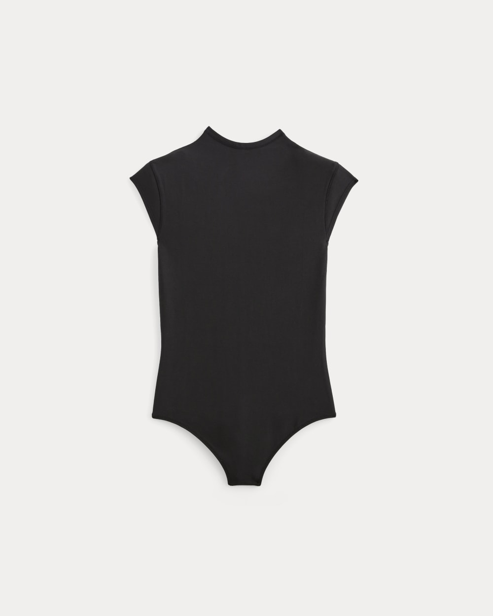 The Form Funnel-Neck Bodysuit | Black