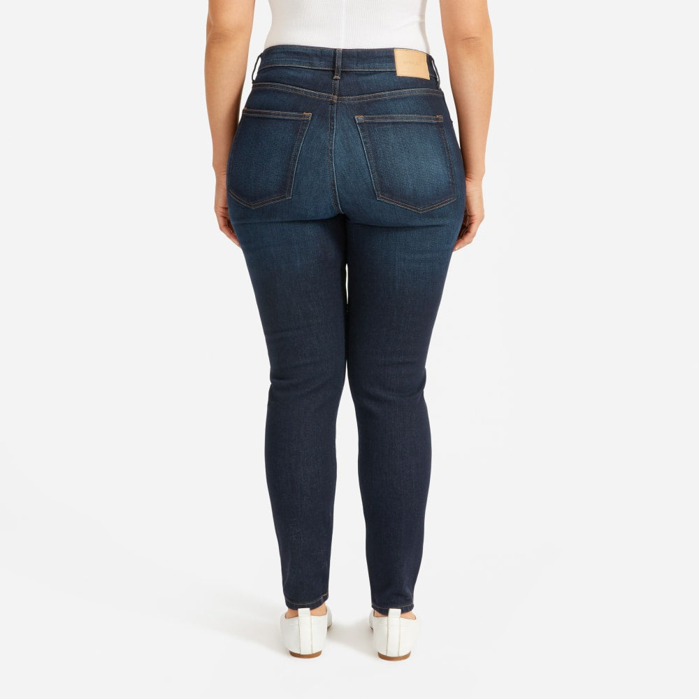 The Curvy Authentic Stretch High-Rise Skinny Jean | Dark Blue Wash | 26.5 Inseam