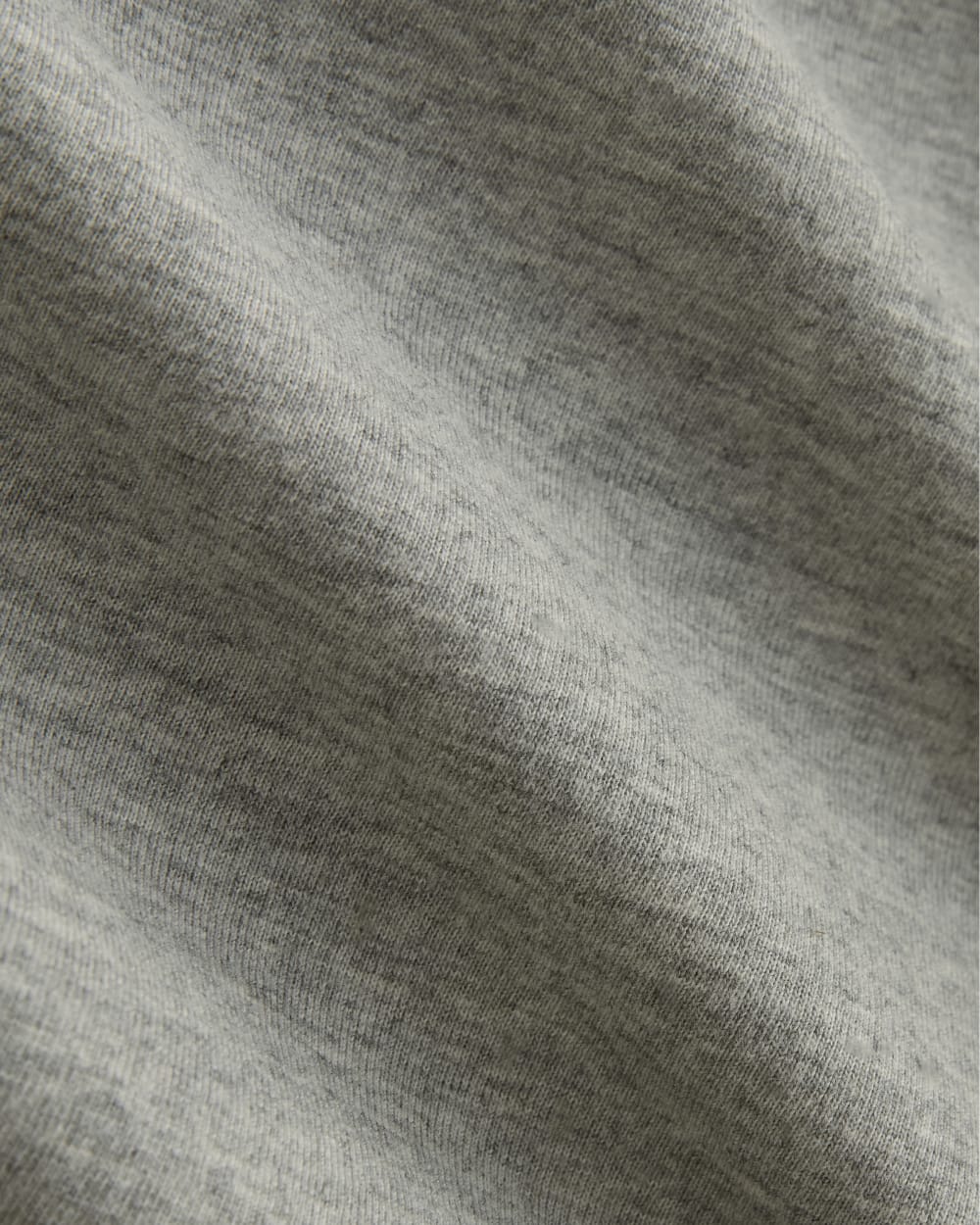 The Slim Crew in Essential Cotton | Heathered Grey