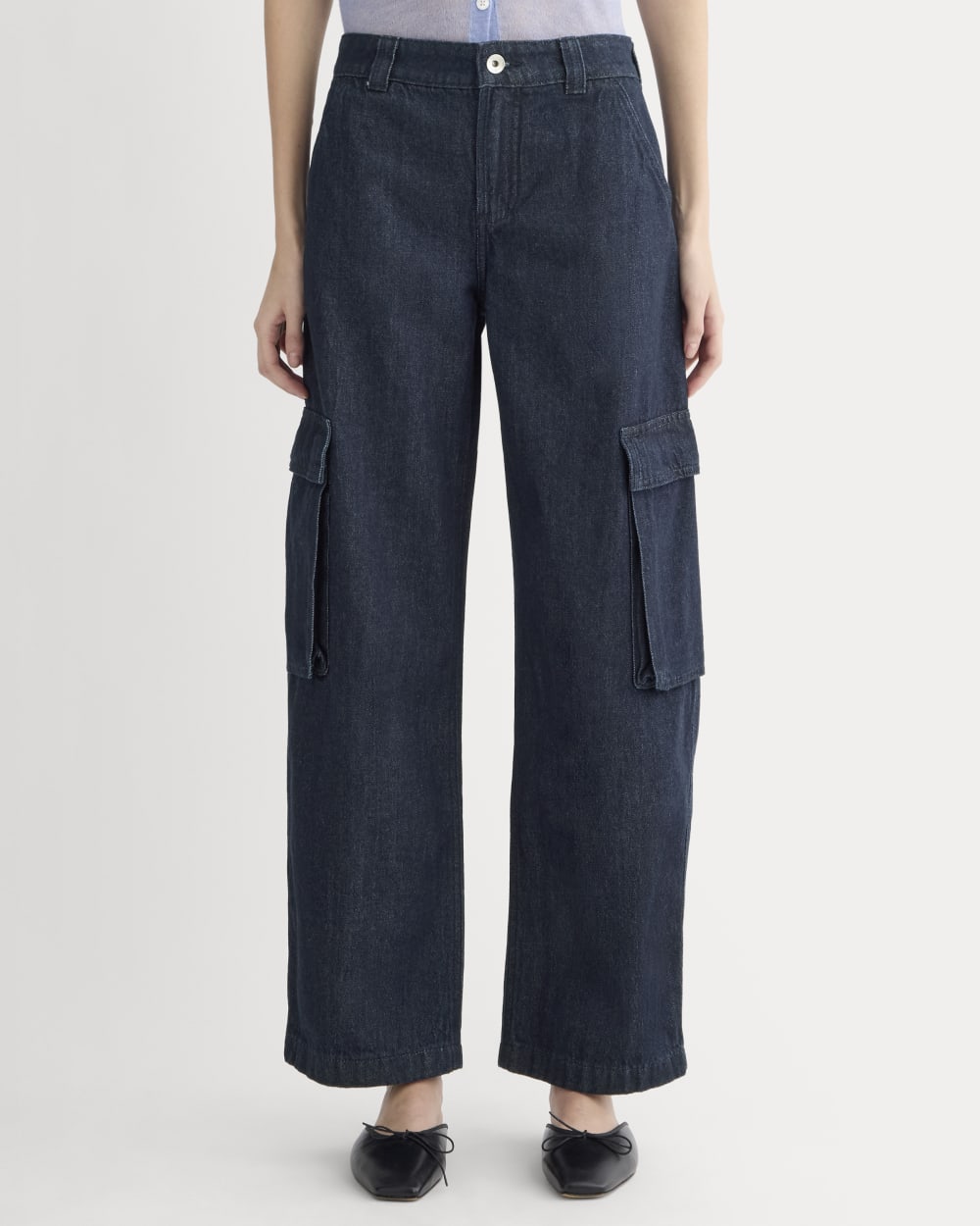 The Mid-Rise Cargo Jean | Tungsten Rinse