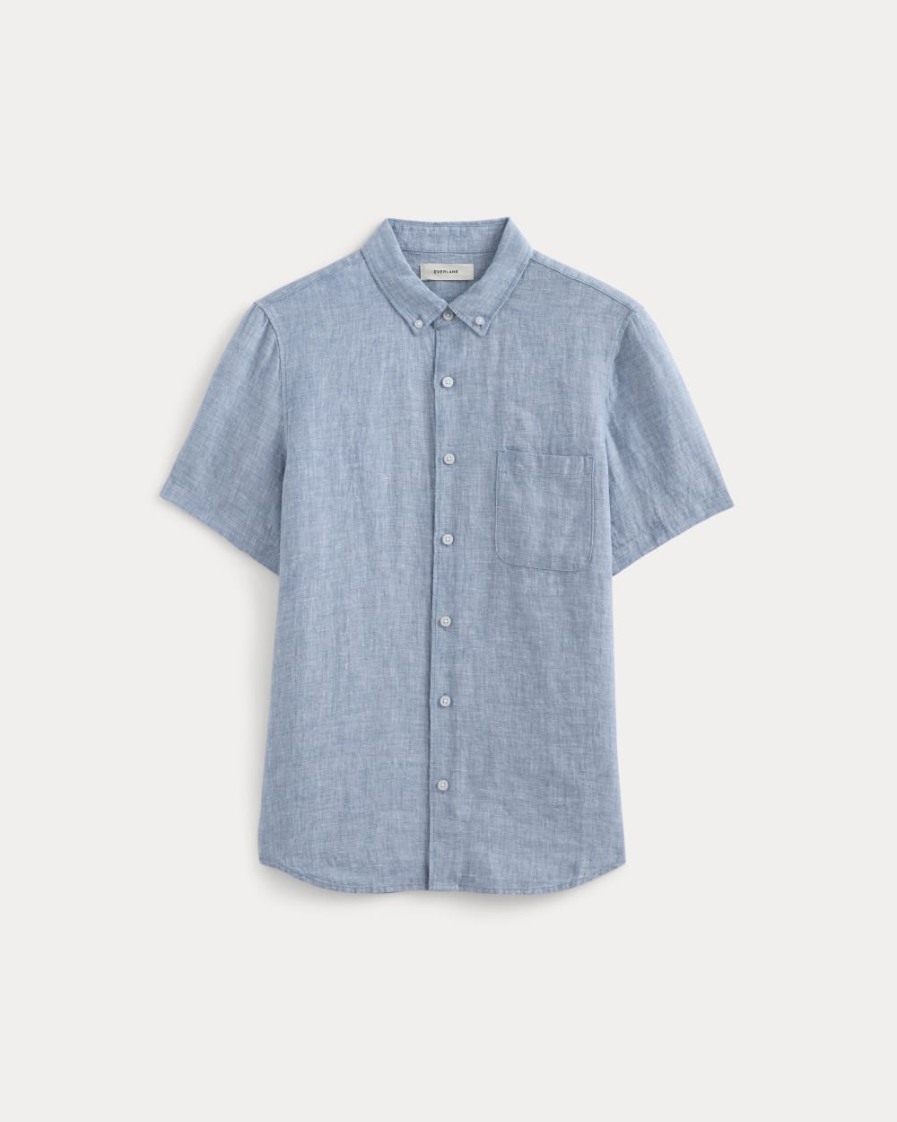 The Classic Short-Sleeve Shirt in Linen | Chambray