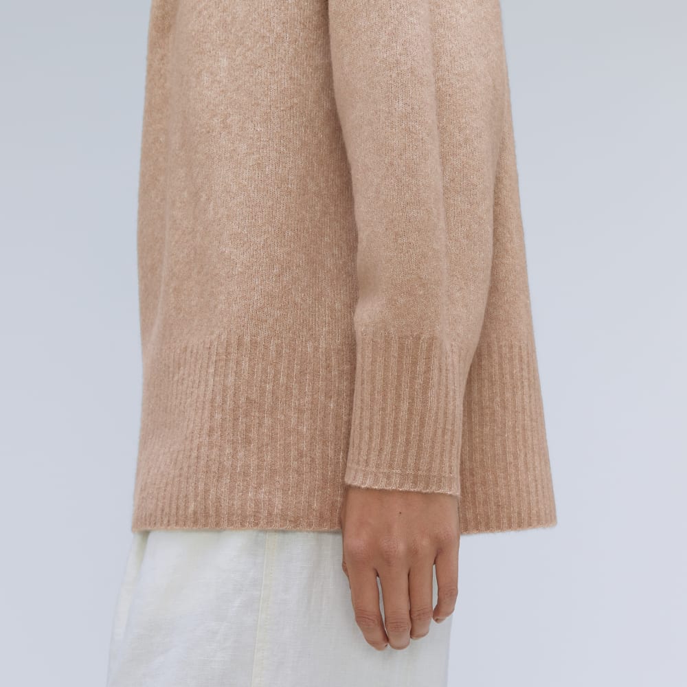 The Cozy-Stretch Pullover | Taupe Grey