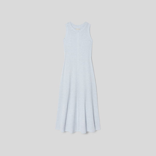 The  Organic Cotton Waffle Tank Dress | Heathered Periwinkle