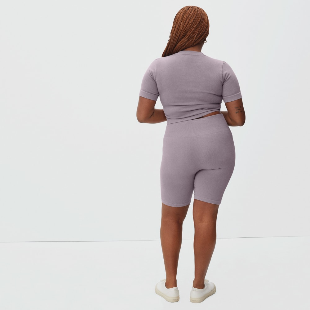 The Seamless Bike Short | Dusty Lavender