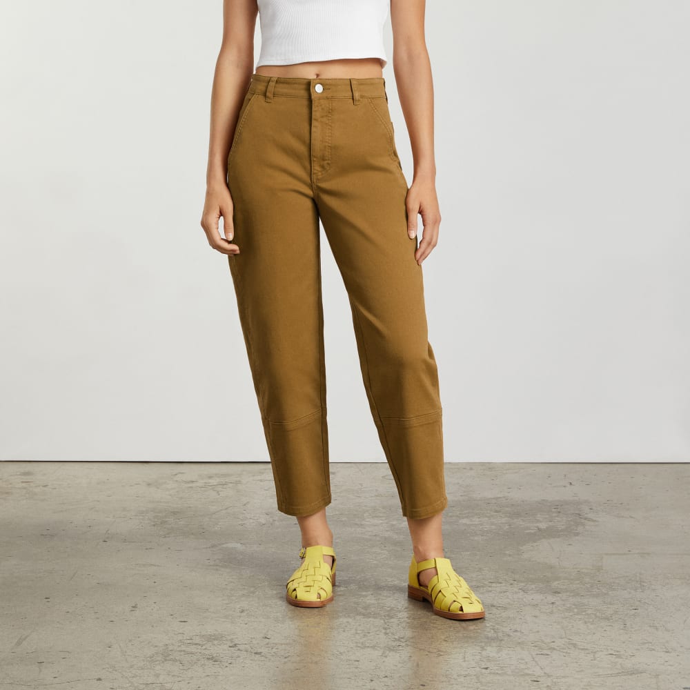 The Utility Barrel Pant | Golden Brown | Tall