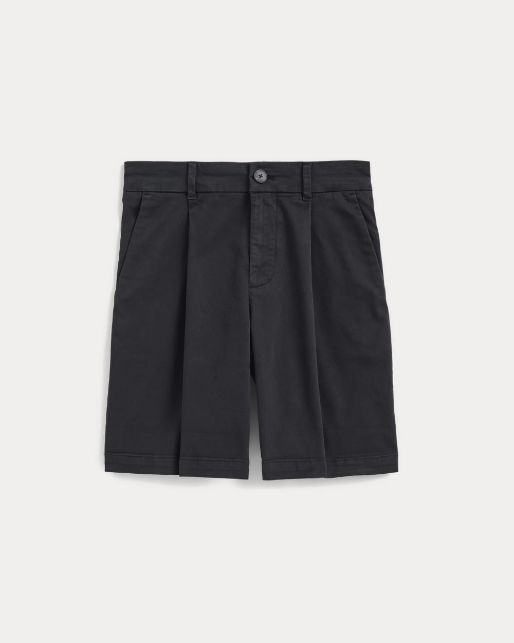 The Pleated Chino Short | Black