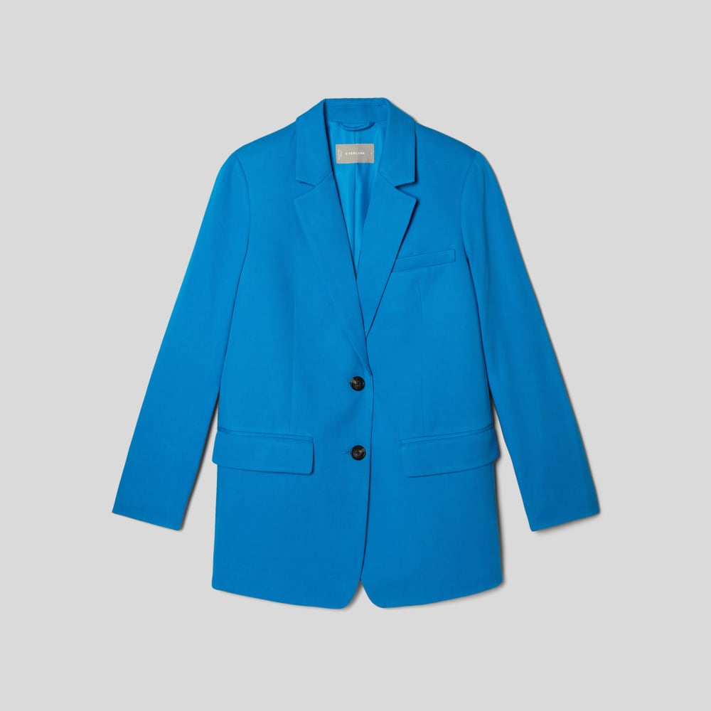 The Oversized Blazer in Buttersmooth | Brilliant Blue
