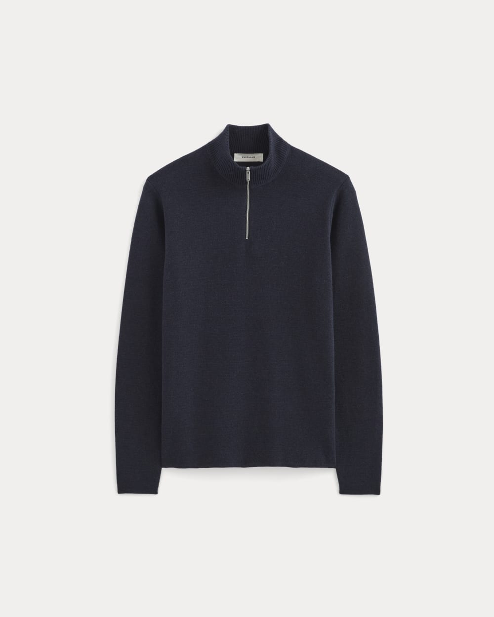 The No-Sweat Quarter-Zip | Heathered Midnight