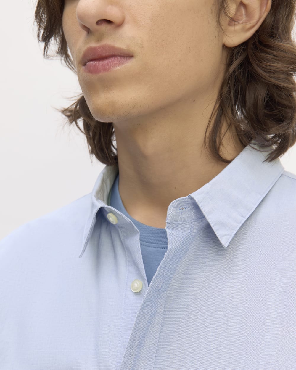 The Supima® Poplin Shirt | Light Blue