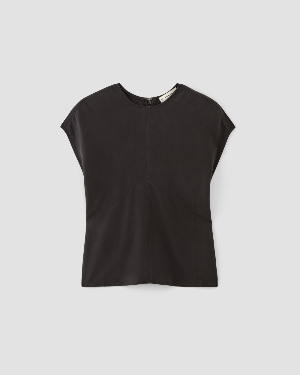 The Drape Top in Butterlite | Black