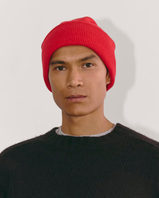 The Cabin Beanie | Classic Red