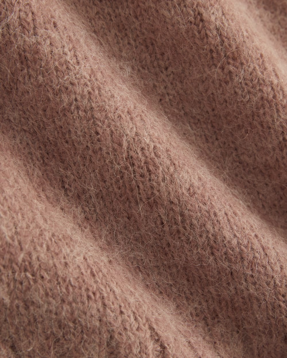 High V Cropped Cardigan in Alpaca | Heather Ash Rose