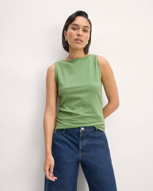 The Form Boatneck Tank | Jade Green