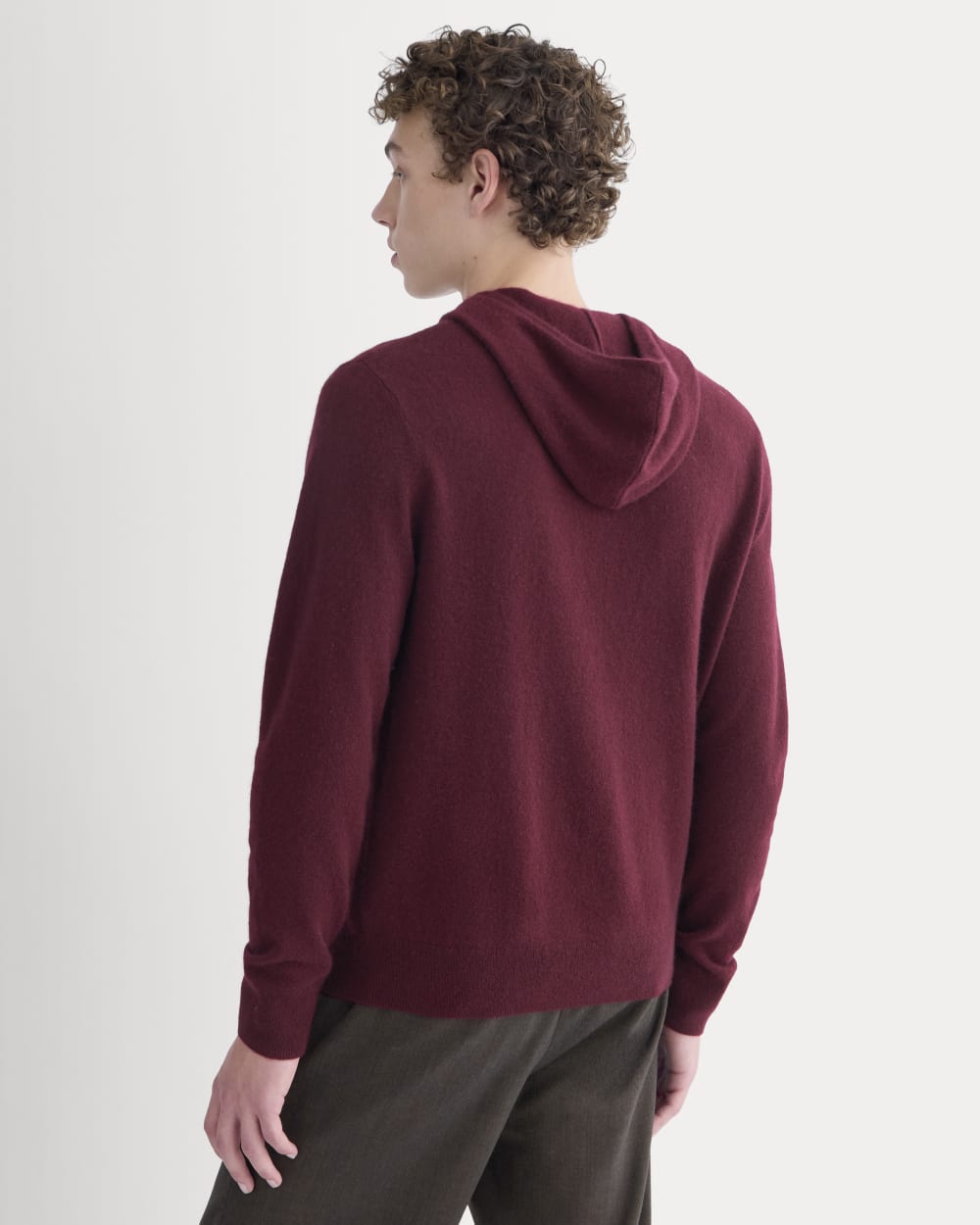 Everlane x Peace & Quiet Cashmere Hoodie | Wine