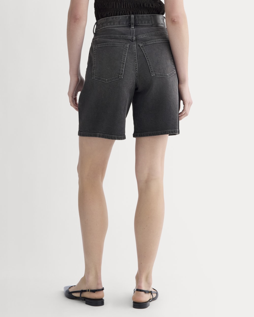 The Long A-Line Denim Short | Night
