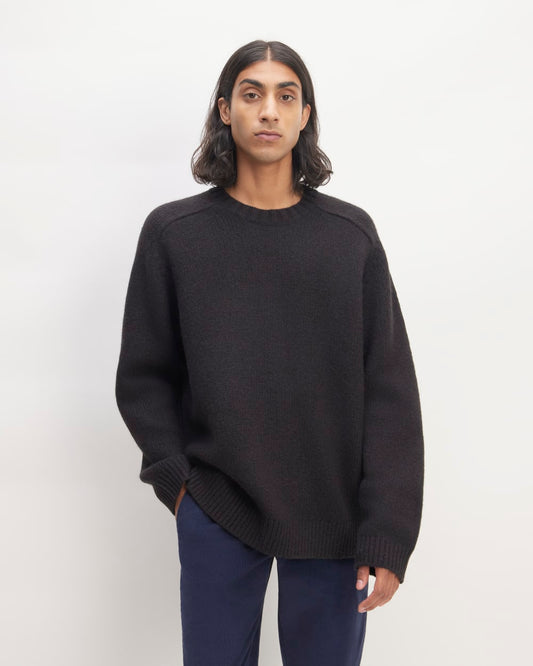 The Cloud Crewneck Sweater | Black