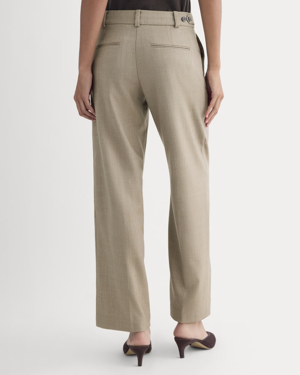 Straight-Leg Trouser in Tailor Twill | Light Taupe