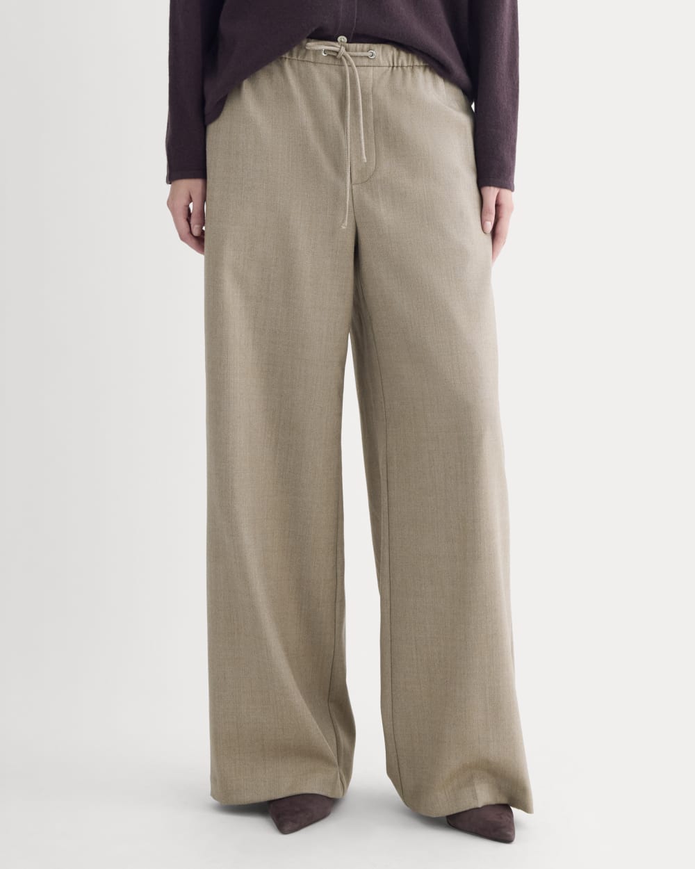 The Pull-On Trouser in Tailor Twill | Light Taupe