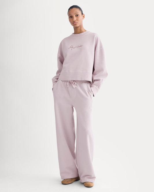 Everlane x The Laufey Foundation Wide-Leg Sweatpant | Burnished Lilac