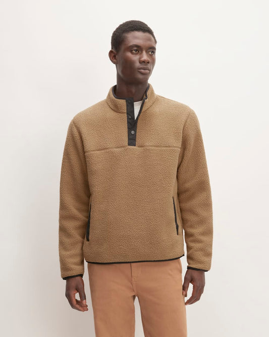 The ReNew Fleece Pullover | Tiger's Eye