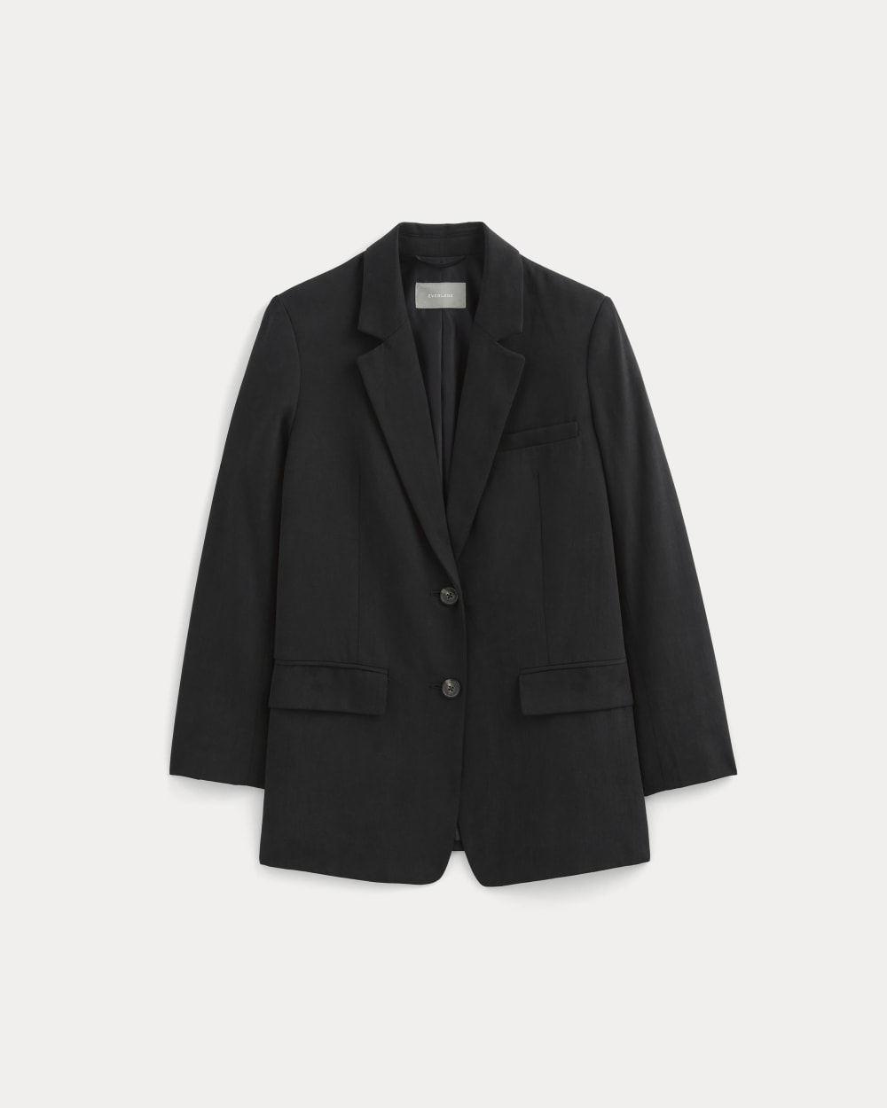 The Oversized Blazer in Buttersmooth | Black