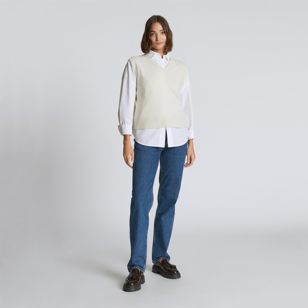 The Cashmere Vest | Bone