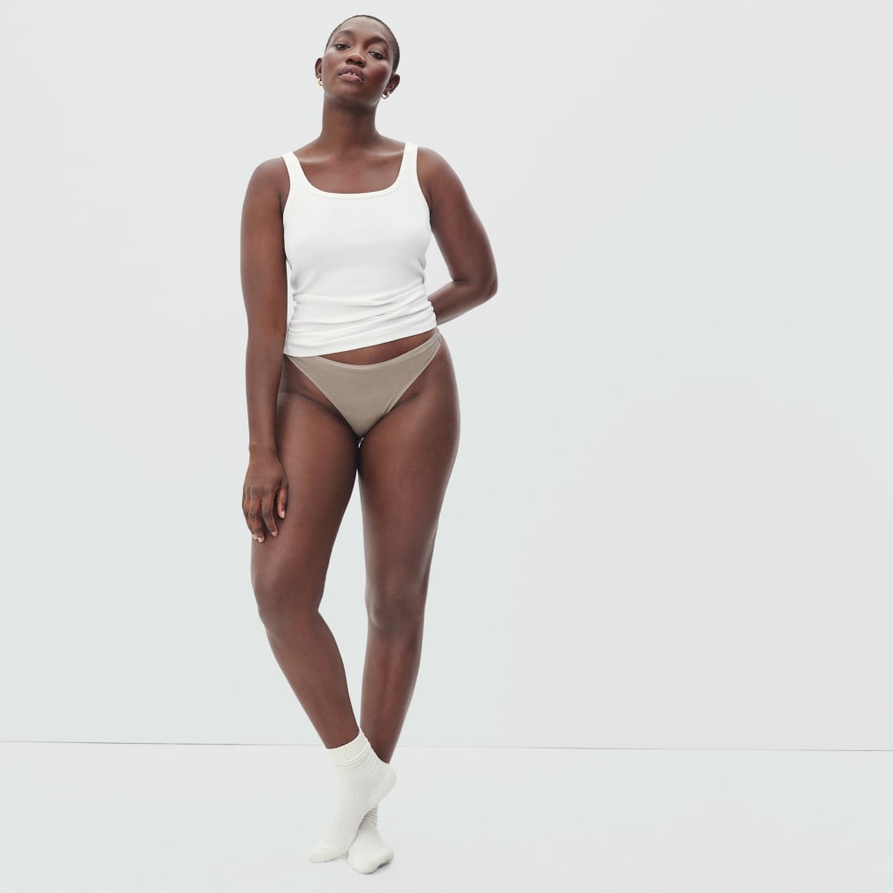 The Cotton Thong | Burnt Sugar