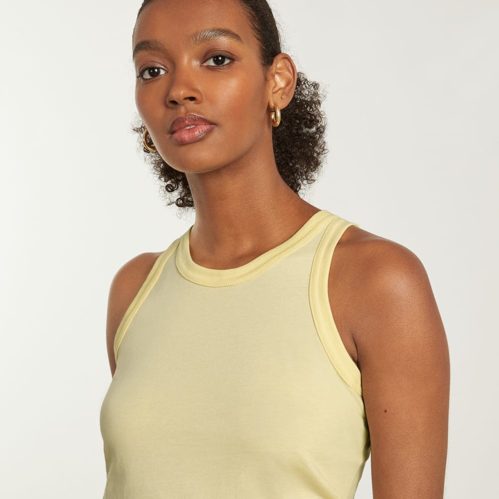 The Tank in Essential Cotton | Pastel Yellow