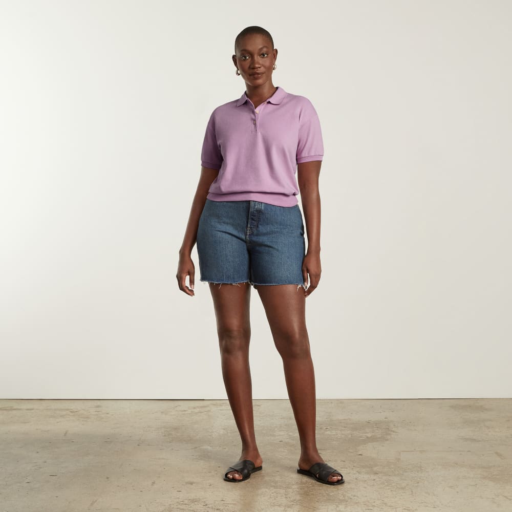 The Oversized Polo | Lilac