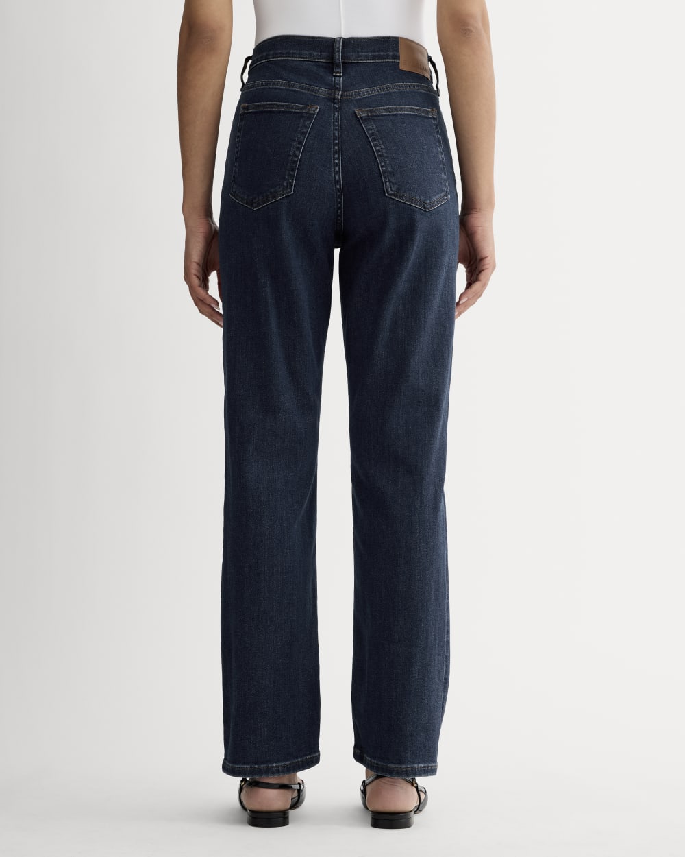The High-Key Stovepipe Jean | Dark Indigo